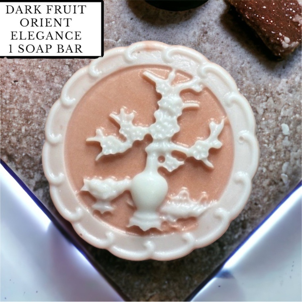 1 Bar, Orient Elegance Soap, Dark Fruit Handmade, Gift Ideas! ( PRICE IS FIRM )